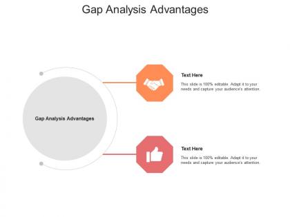 Gap analysis advantages ppt powerpoint presentation layouts icons cpb