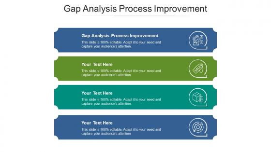 Gap analysis process improvement ppt powerpoint presentation infographics graphics tutorials cpb