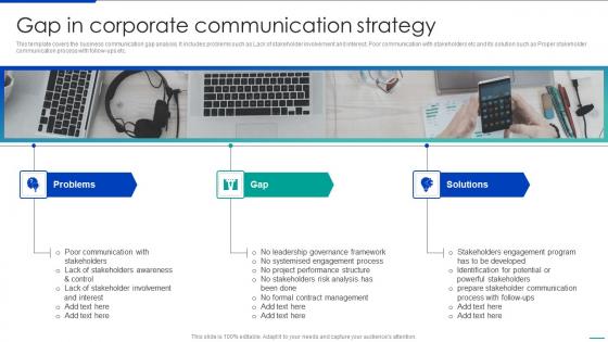 Gap In Corporate Communication Strategy Corporate Communication Strategy