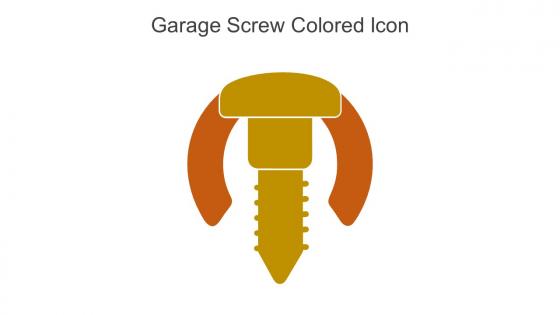 Garage Screw Colored Icon In Powerpoint Pptx Png And Editable Eps Format