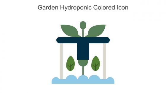 Garden Hydroponic Colored Icon In Powerpoint Pptx Png And Editable Eps Format