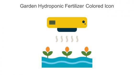 Garden Hydroponic Fertilizer Colored Icon In Powerpoint Pptx Png And Editable Eps Format