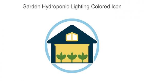 Garden Hydroponic Lighting Colored Icon In Powerpoint Pptx Png And Editable Eps Format