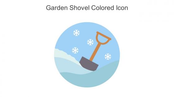 Garden Shovel Colored Icon In Powerpoint Pptx Png And Editable Eps Format