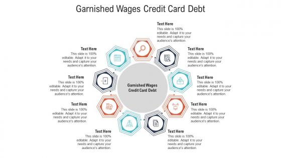 Garnished wages credit card debt ppt powerpoint presentation styles example cpb