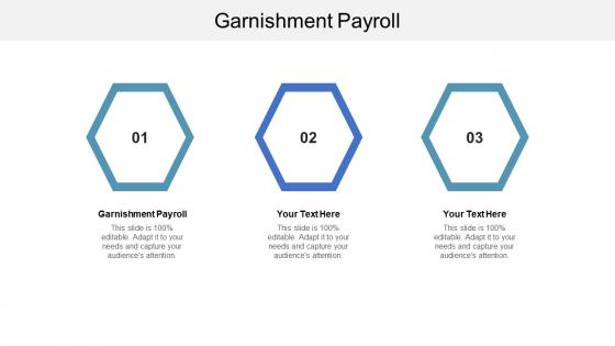 Garnishment payroll ppt powerpoint presentation model images cpb