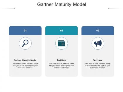 Gartner maturity model ppt powerpoint presentation infographics icons cpb