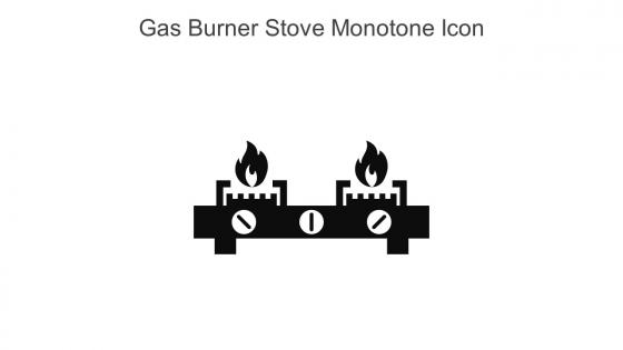 Gas Burner Stove Monotone Icon In Powerpoint Pptx Png And Editable Eps Format