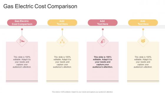 Gas Electric Cost Comparison In Powerpoint And Google Slides Cpb