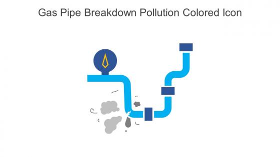 Gas Pipe Breakdown Pollution Colored Icon In Powerpoint Pptx Png And Editable Eps Format