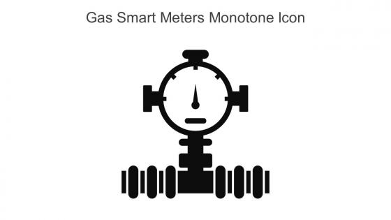 Gas Smart Meters Monotone Icon In Powerpoint Pptx Png And Editable Eps Format