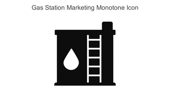 Gas Station Marketing Monotone Icon In Powerpoint Pptx Png And Editable Eps Format