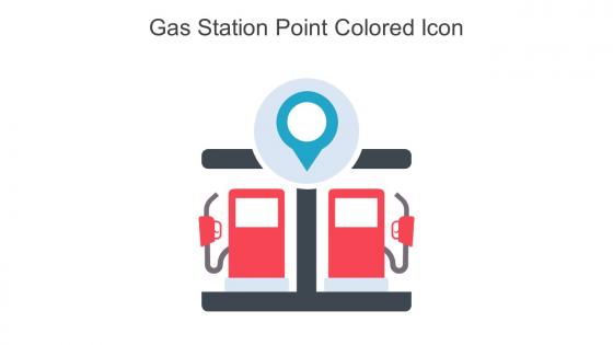 Gas Station Point Colored Icon In Powerpoint Pptx Png And Editable Eps Format