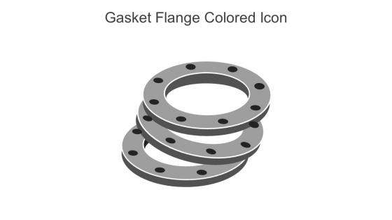 Gasket Flange Colored Icon In Powerpoint Pptx Png And Editable Eps Format