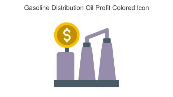 Gasoline Distribution Oil Profit Colored Icon In Powerpoint Pptx Png And Editable Eps Format
