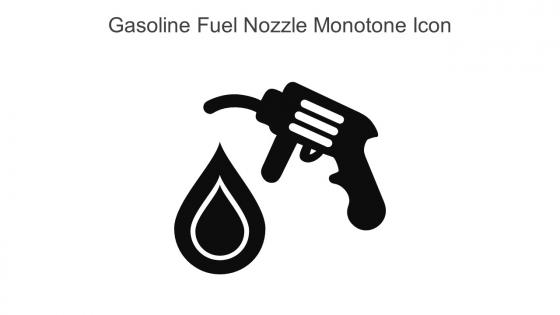 Gasoline Fuel Nozzle Monotone Icon In Powerpoint Pptx Png And Editable Eps Format
