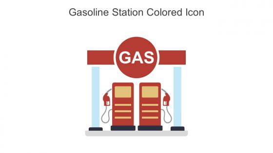 Gasoline Station Colored Icon In Powerpoint Pptx Png And Editable Eps Format