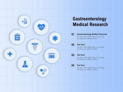 Gastroenterology medical research ppt powerpoint presentation visual aids pictures