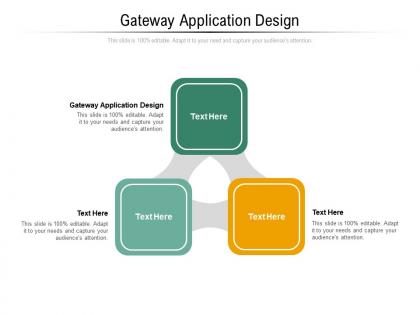 Gateway application design ppt powerpoint pictures background images cpb