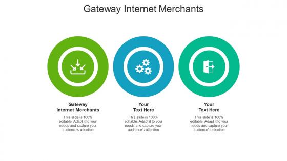 Gateway internet merchants ppt powerpoint presentation icon influencers cpb