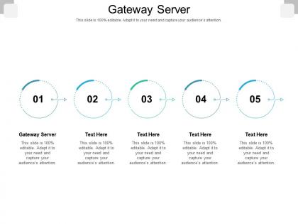 Gateway server ppt powerpoint presentation summary graphic tips cpb