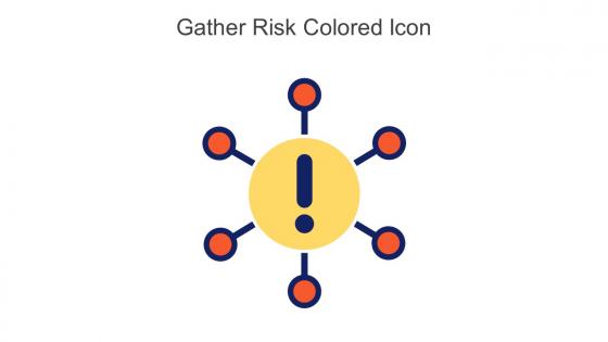 Gather Risk Colored Icon In Powerpoint Pptx Png And Editable Eps Format