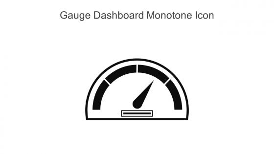 Gauge Dashboard Monotone Icon In Powerpoint Pptx Png And Editable Eps Format