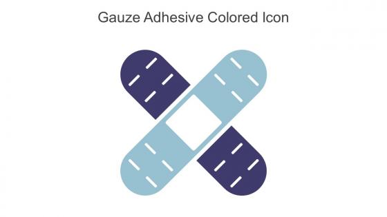 Gauze Adhesive Colored Icon In Powerpoint Pptx Png And Editable Eps Format
