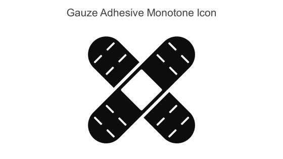 Gauze Adhesive Monotone Icon In Powerpoint Pptx Png And Editable Eps Format