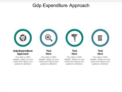Gdp expenditure approach ppt powerpoint presentation pictures icon cpb