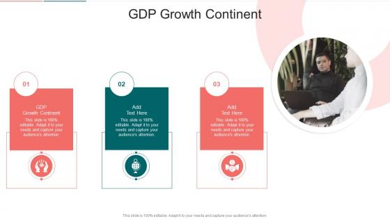 GDP Growth Continent In Powerpoint And Google Slides Cpb