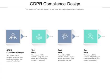 Gdpr compliance design ppt powerpoint presentation professional skills cpb