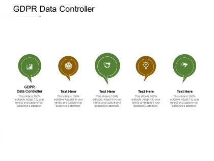 Gdpr data controller ppt powerpoint presentation professional inspiration cpb