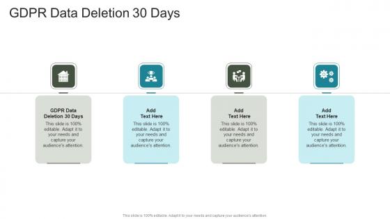 Gdpr Data Deletion 30 Days In Powerpoint And Google Slides Cpb