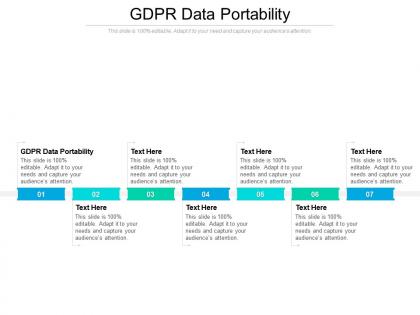 Gdpr data portability ppt powerpoint presentation file templates cpb