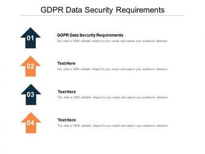 Gdpr data security requirements ppt powerpoint presentation inspiration guidelines cpb