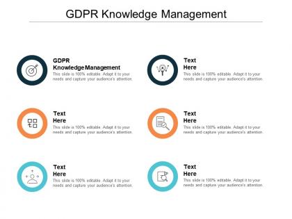 Gdpr knowledge management ppt powerpoint presentation inspiration gallery cpb
