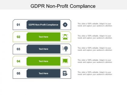 Gdpr non profit compliance ppt powerpoint presentation summary show cpb