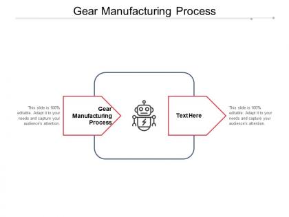 Gear manufacturing process ppt powerpoint presentation layouts graphics template cpb