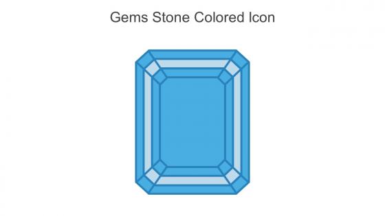 Gems Stone Colored Icon In Powerpoint Pptx Png And Editable Eps Format