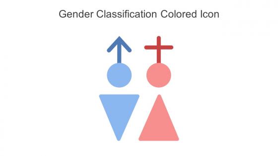 Gender Classification Colored Icon In Powerpoint Pptx Png And Editable Eps Format
