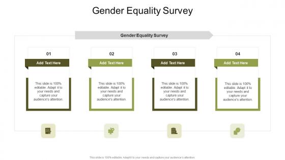 Gender Equality Survey In Powerpoint And Google Slides Cpb