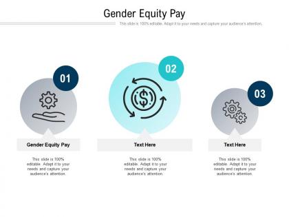 Gender equity pay ppt powerpoint presentation layouts inspiration cpb