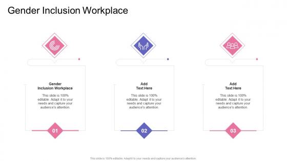 Gender Inclusion Workplace In Powerpoint And Google Slides Cpb