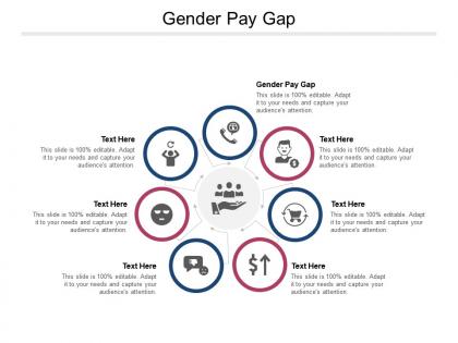 Gender pay gap ppt powerpoint presentation layouts icon cpb
