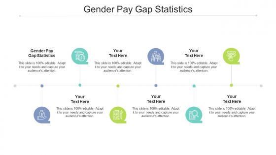 Gender pay gap statistics ppt powerpoint presentation model influencers cpb