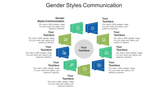Gender styles communication ppt powerpoint presentation images cpb