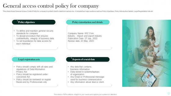 General Access Control Policy For Company
