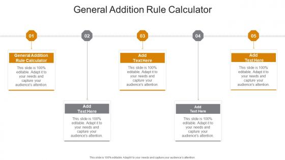 General Addition Rule Calculator In Powerpoint And Google Slides Cpb
