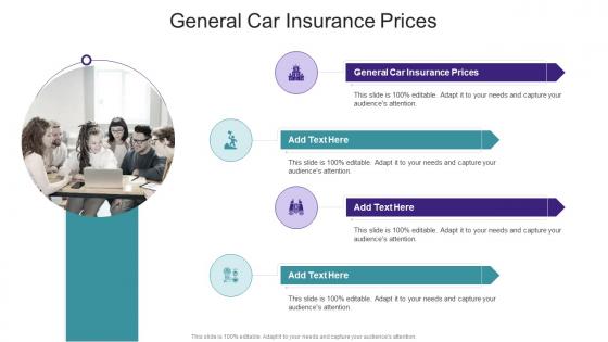General Car Insurance Prices In Powerpoint And Google Slides Cpb